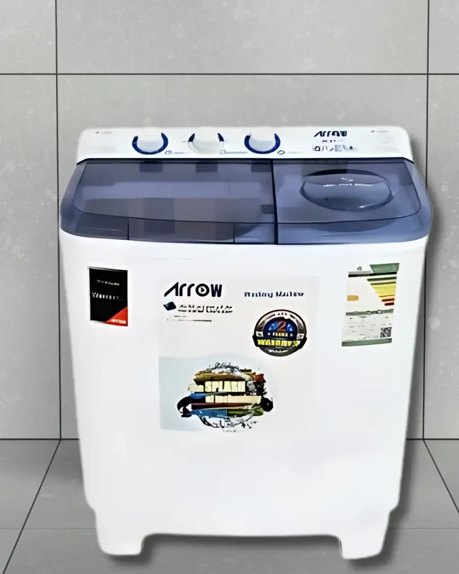 Aro Twin Tub Washing Machine – 6KG – Practical & Energy-Efficient - Main image for rent | Estajer