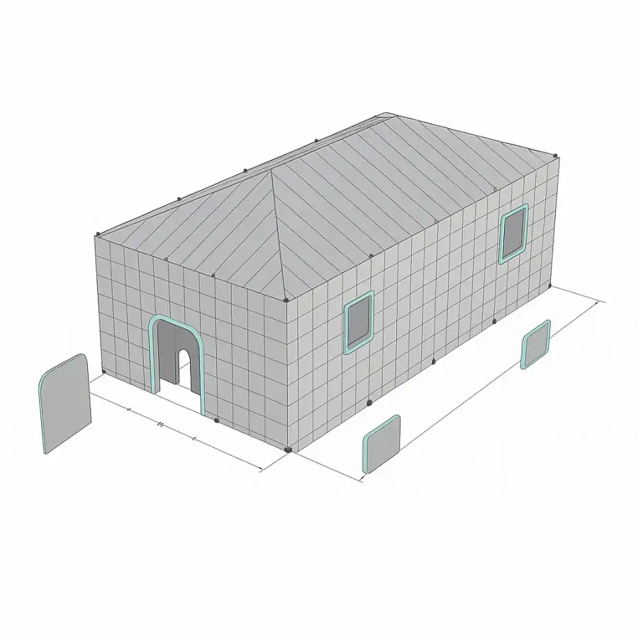 خيمة هوائية كبيرة متعددة الاستخدامات0234 - الصورة الرئيسية للإيجار | استأجر