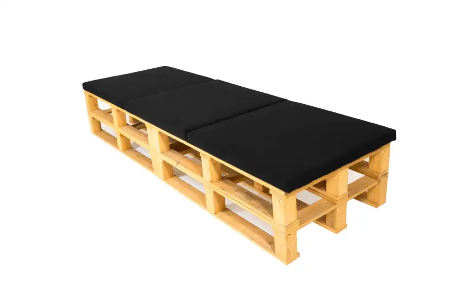 كنبة باليت خشبية ثلاثية المقاعد للإيجارSGOOW – تصميم صناعي أنيق - الصورة الرئيسية للإيجار | استأجر