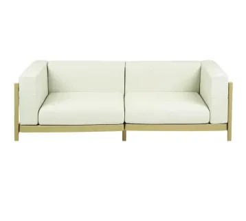 "كنبة بيج بكرسيين SGSSF- مريحة، أنيقة، مثالية للديكور وتأجير المناسبات للإيجار | استأجر