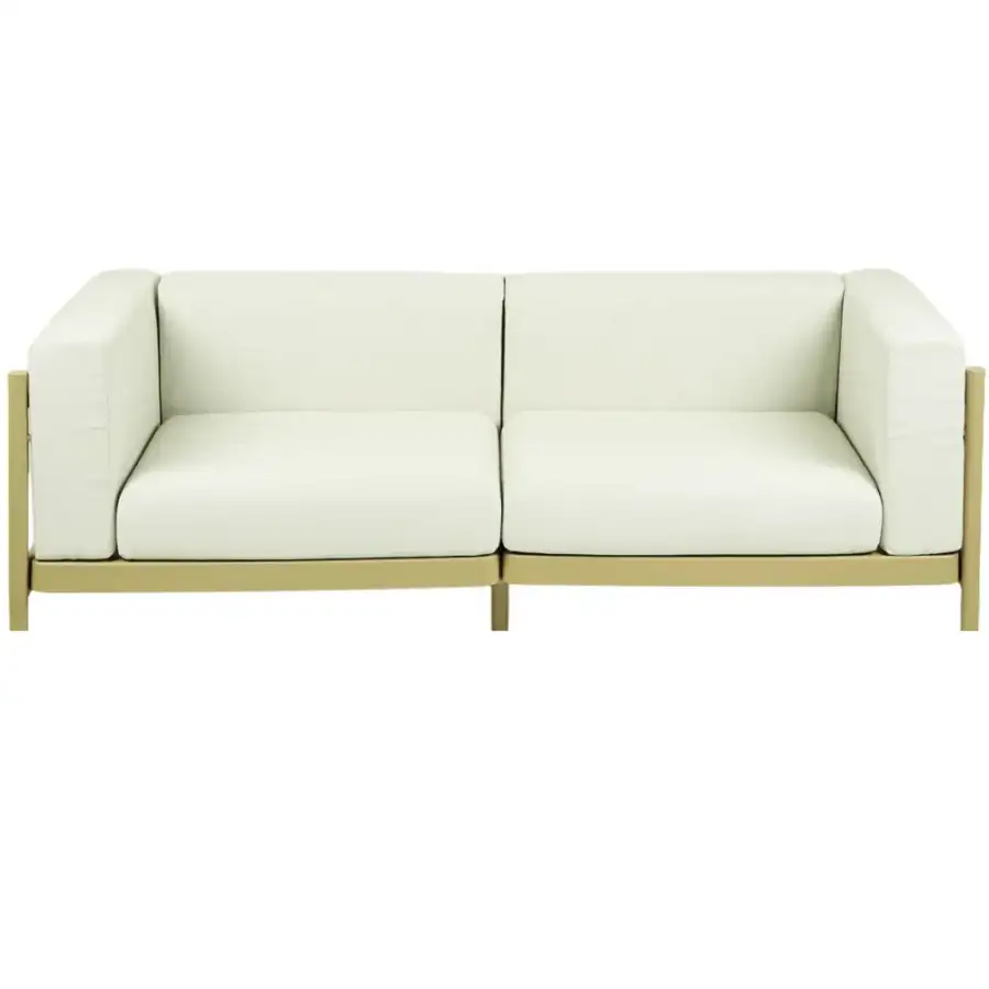 "كنبة بيج بكرسيين SGSSF- مريحة، أنيقة، مثالية للديكور وتأجير المناسبات - الصورة الرئيسية للإيجار | استأجر