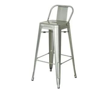 كرسي بار معدني مجلفن مع مسند ظهرLTXXS – أوربان  للإيجار | استأجر