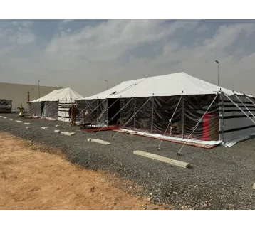 Traditional Tent 6×12m – Black or White Bedouin Style for rent | Estajer