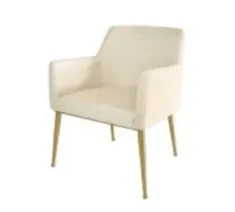 كرسي سراي الفاخر باللون البيج ADQHF– تصميم أنيق ومريح لتأجير الفعاليات والديكورات الراقية للإيجار | استأجر